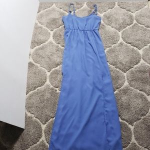 MINKPINK Maxi Sleeveless Dress Indigo Size Small